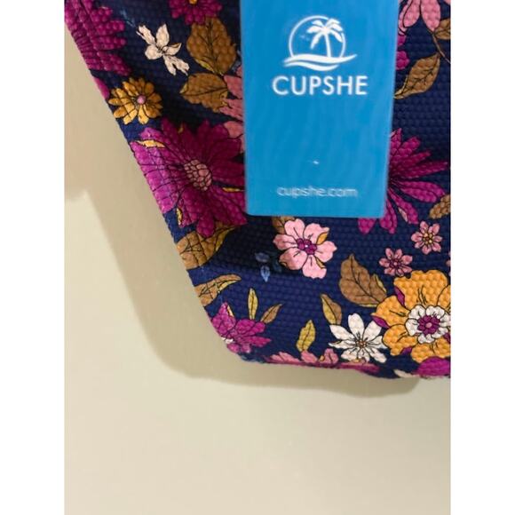 Cupshe Peaceful Garden Tummy Control Bikini Bottom - Small NWT - Picture 4 of 7